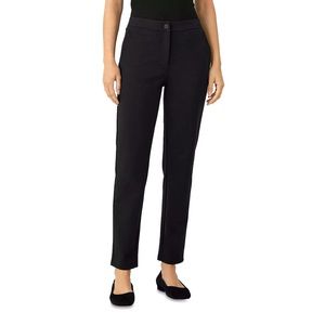 NWT EILEEN FISHER High Waisted Ankle Pants Black 2X NWT